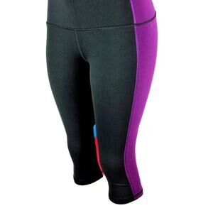 Victoria’s Secret VSX Sport Knockout Colorblock Crop Leggings Size Small